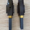 Bộ chổi than và giá đỡ đồng, linh kiện thay thế motor hút bụi.