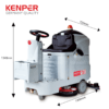 Máy chà sàn ngồi lái KENPER RANGER 670B, loại ắc quy, chiều rộng 670mm.