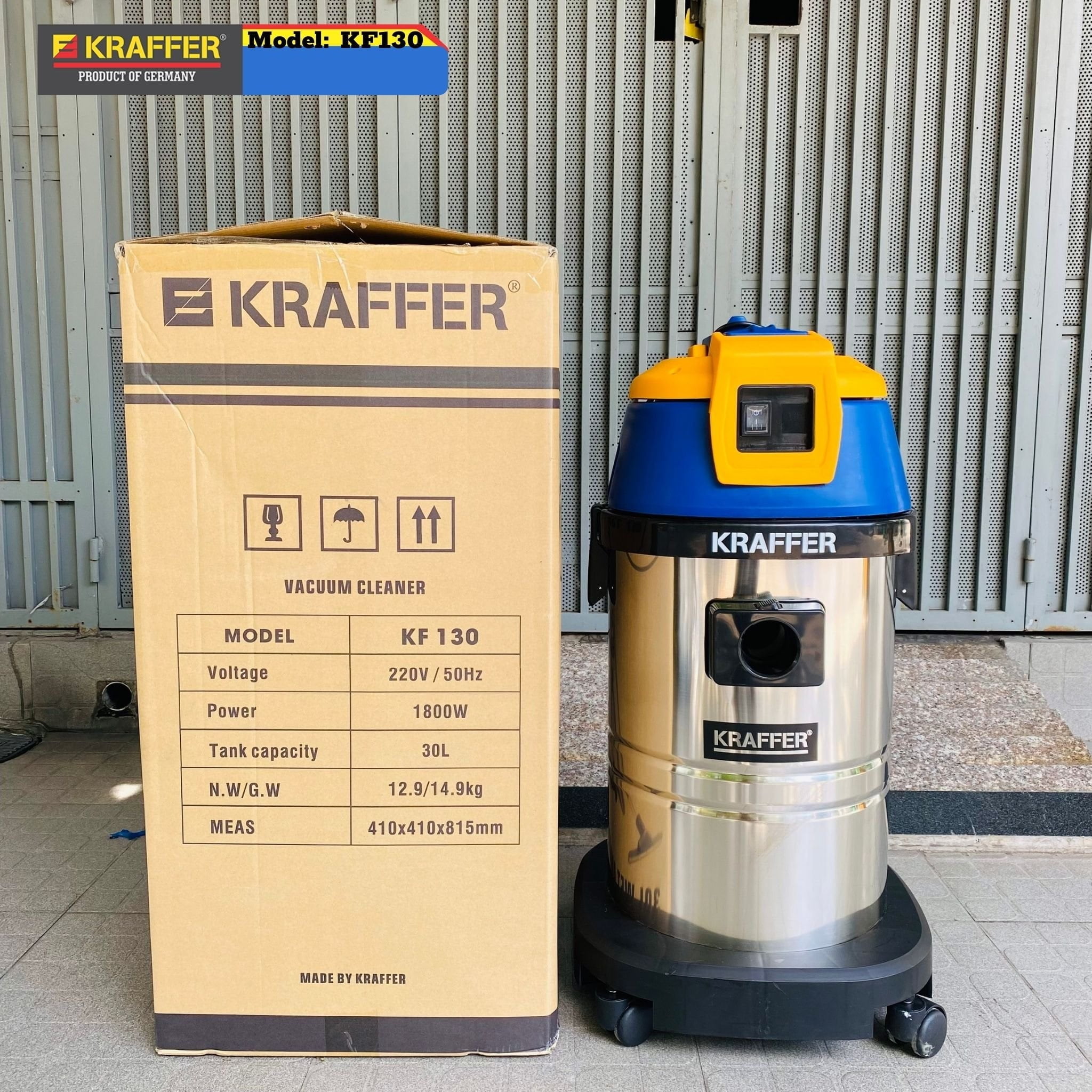 Máy hút bụi công nghiệp Kraffer KF130