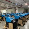 Máy chà sàn chạy điện 220V, hiệu suất cao cho sàn nhà xưởng.