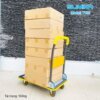 Xe đẩy hàng sàn thép SUMIKA T150 tải trọng 150kg, màu xanh/đen.