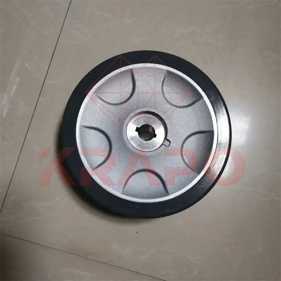 Bánh xe cao su chống trượt máy chà sàn