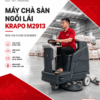 Máy chà sàn ngồi lái Krapo M2913 chính hãng hiệu suất 6500m2 mỗi giờ