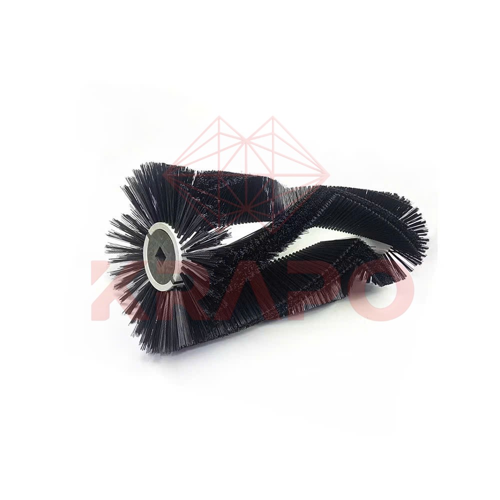 Chổi giữa máy quét rác công nghiệp Chổi chính máy quét rác công nghiệp sợi cước bền đẹp