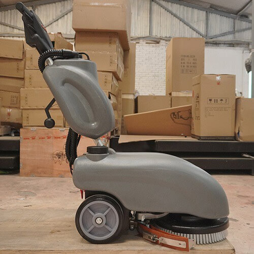 Máy chà sàn liên hợp mini Krapo KMS202 dùng pin, hiệu suất 1500m 2/h.