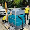 Máy Chà Sàn Ngồi Lái KRAFFER KF150 - góc nghiêng
