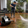 Máy xịt rửa công nghiệp đa năng Krapo LK2022 công suất 3KW, áp lực 2200PSI (150Bar), lưu lượng 14L/phút, chuyên rửa xe, vệ sinh nhà xưởng, làm sạch rong rêu và công trình.