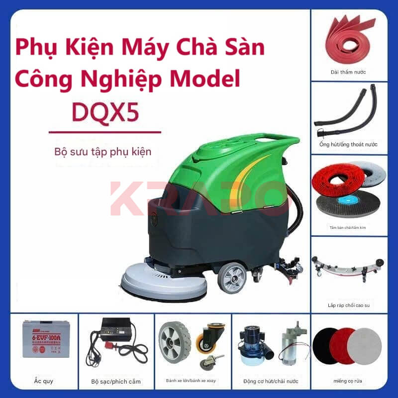 Phụ kiện máy chà sàn đẩy tay Model DQX5