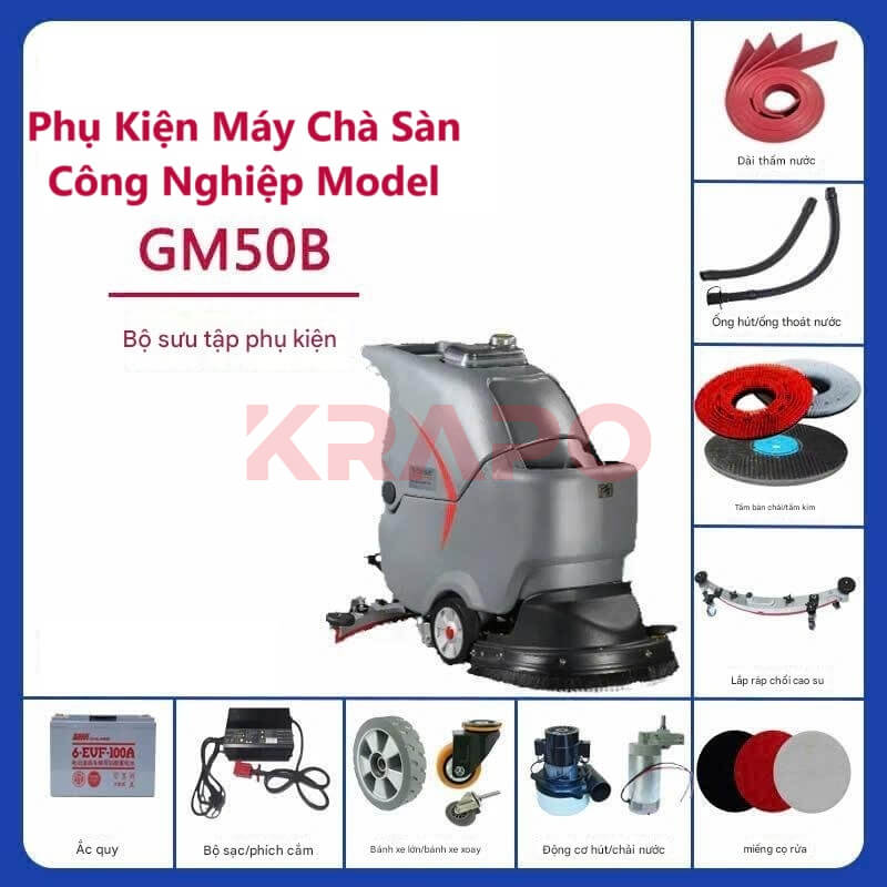 Phụ kiện máy chà sàn đẩy tay Model GM50B