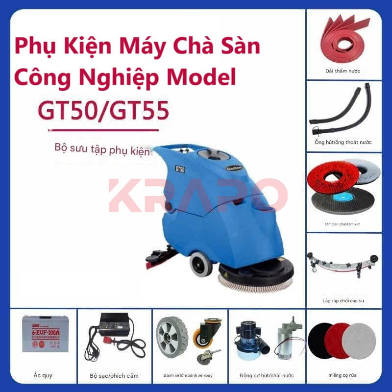 Phụ kiện máy chà sàn đẩy tay Model GT50-GT55
