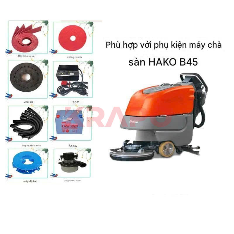 Phụ kiện máy chà sàn đẩy tay Model HAKO B45