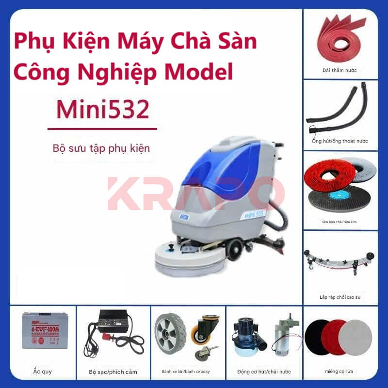 Phụ kiện máy chà sàn đẩy tay Model MINI532