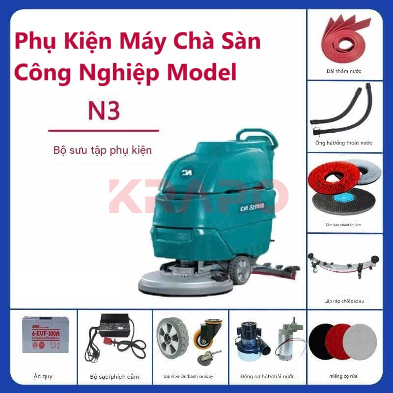 Phụ kiện máy chà sàn đẩy tay Model N3
