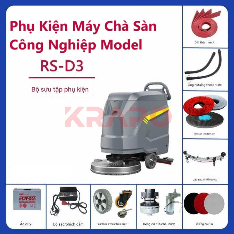 Phụ kiện máy chà sàn đẩy tay Model RS-D3