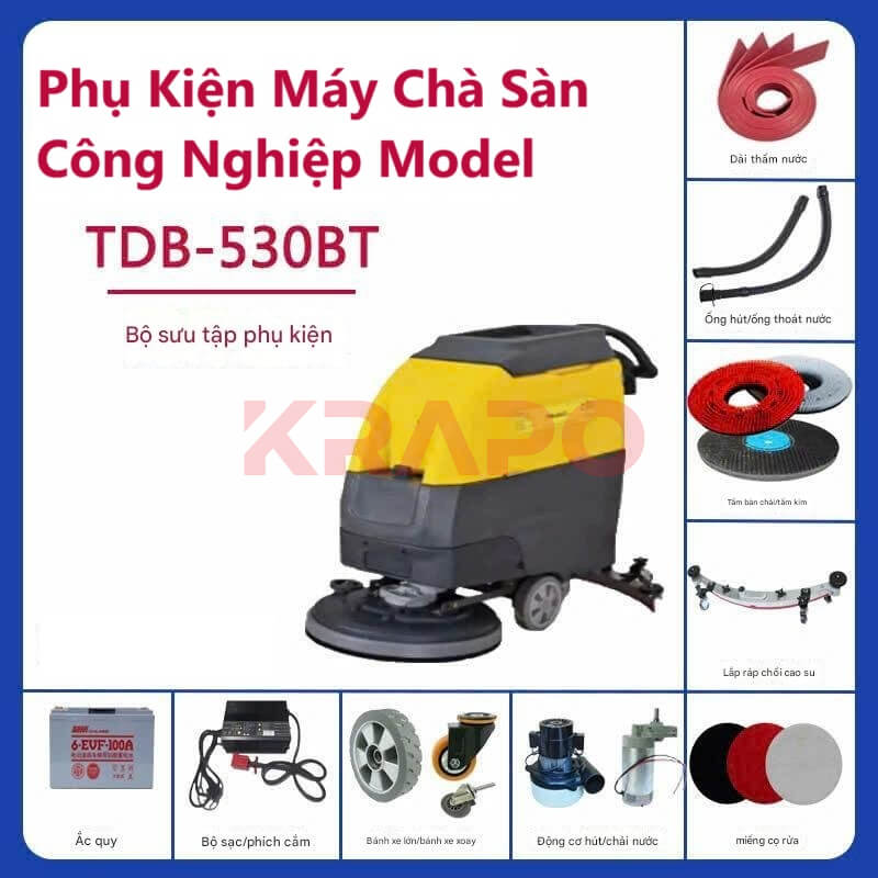 Phụ kiện máy chà sàn đẩy tay Model TDB-530BT