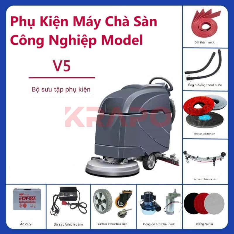 Phụ kiện máy chà sàn đẩy tay Model V5