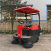Xe quét rác công nghiệp ngồi lái Krapo KMS 1400E - góc trái