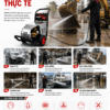 Máy xịt rửa đa chức năng Krapo LK-7.5T4 vệ sinh nhà xưởng rửa xe và tàu thuyền