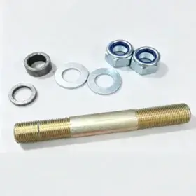 Trục trước máy quét rác ngồi lái thuộc cụm cơ khí bánh xe của máy vệ sinh công nghiệp